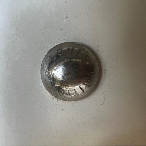 LOUIS VUITTON Epi GM Montaigne Bowling in white silver hardware - Picture 6 of 6